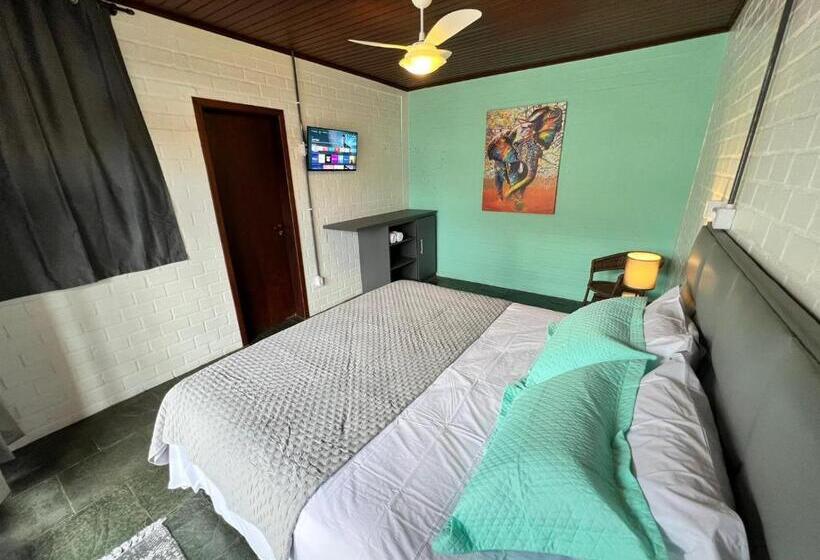 חדר דלוקס עם מיטת קינג, Pousada Trilha Da Serra