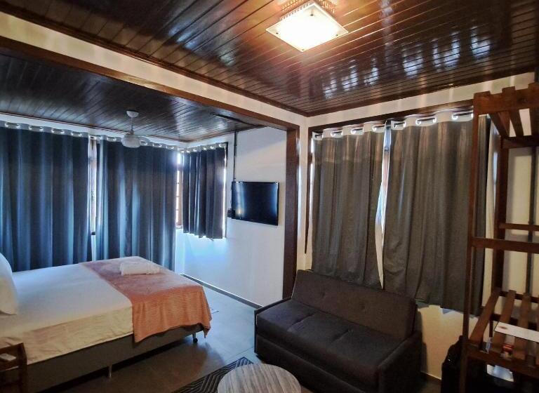 מיטת קינג בסוויטה, Pousada Trilha Da Serra