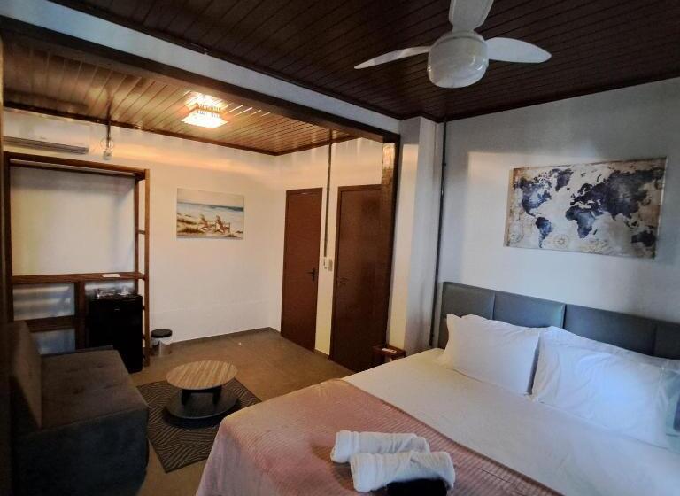 מיטת קינג בסוויטה, Pousada Trilha Da Serra