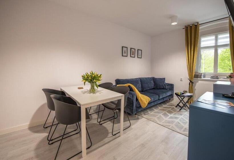 Апартаменты 1 Спальня с Видом, Apartamenty śnieżna 12 Lądek  Zdrój