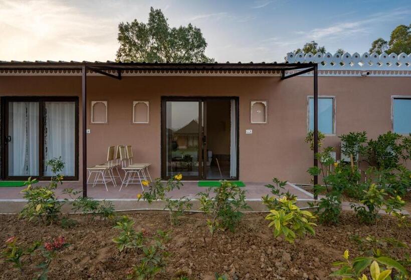 Вилла 1 Спальня Вид на Сад, Aangan Resort Ranthambhore   A Private Pool Villa