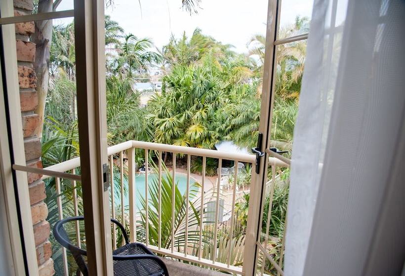 חדר דלוקס מיטת קווין, Oasis Inn Ulladulla