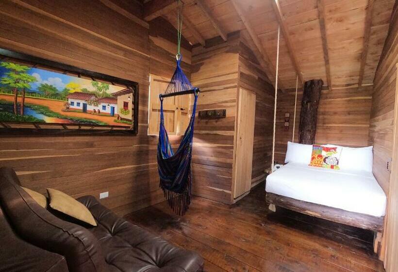 패밀리 방갈로, Glamping Ancestros Ecoparque