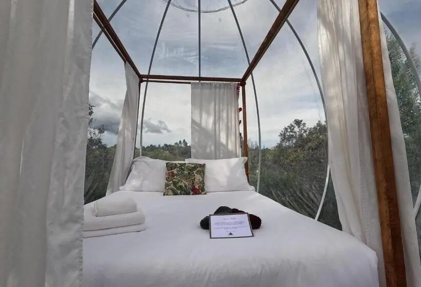 ハイドロマッサージバス付きスイート, Glamping Ancestros Ecoparque