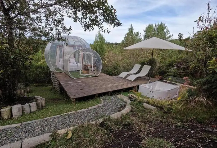 ハイドロマッサージバス付きスイート, Glamping Ancestros Ecoparque