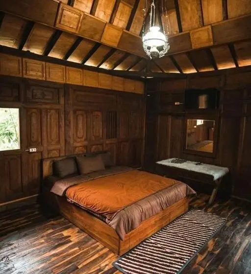 Quarto deluxe, Singgasana Villa & Resto
