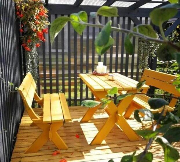 Standard Fyrbäddsrum med Balkong, Dobilas Ir Jura