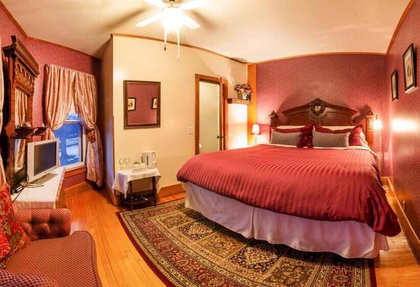 带大床的标准间, Margaretville Mountain Inn B&b