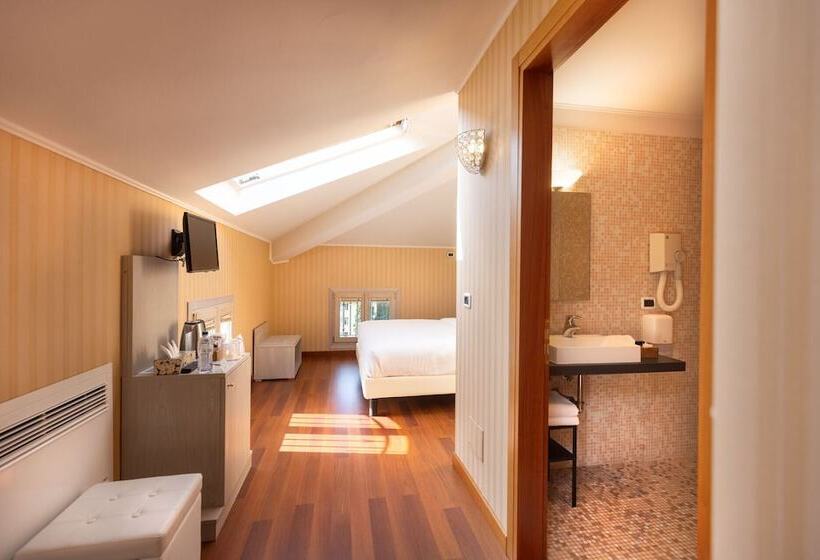 房顶倾斜的标准房间, Gardone Palace