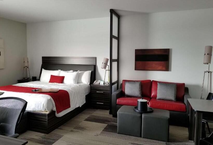 מיטת קינג בסוויטה, Best Western Plus Airport Inn & Suites