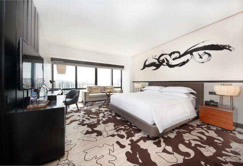 اتاق لوکس با چشم‌انداز شهر, City Of Dreams   Nobu Hotel Manila