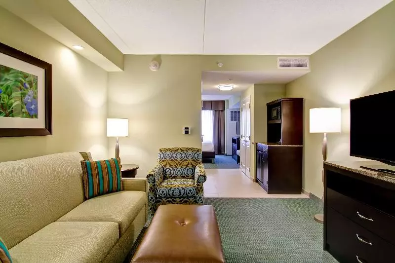 キングサイズベッドのジュニアスイート, Hilton Garden Inn Woodbridge