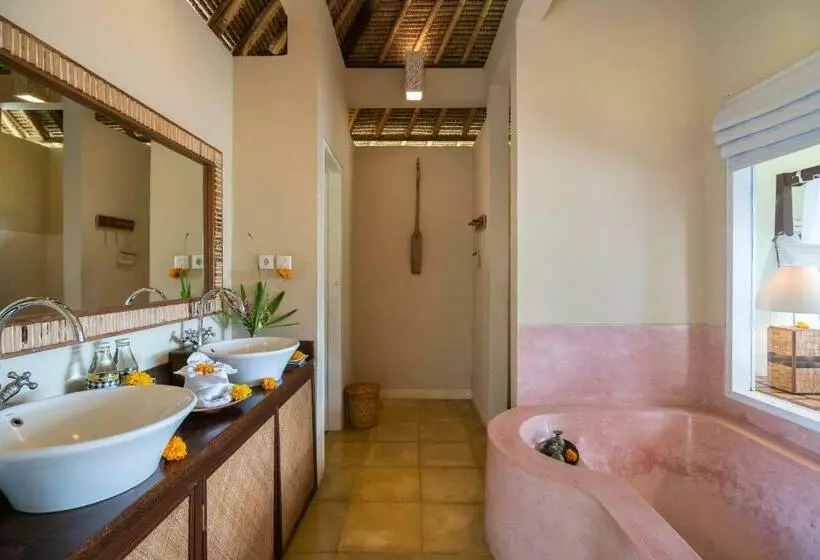 Deluxe-huone Parveke, Surya Shanti Villa Sidemen