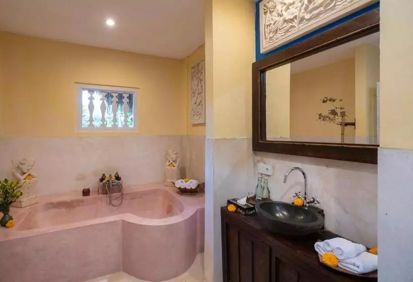 Deluxe-huone Parveke, Surya Shanti Villa Sidemen