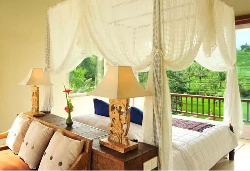 Deluxe-huone Parveke, Surya Shanti Villa Sidemen