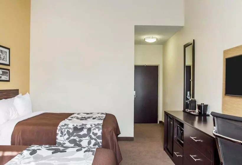 ２ダブルベッドのスタンダードルーム, Sleep Inn & Suites Parkersburg