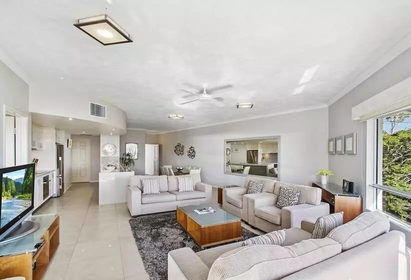 آپارتمان 1 خوابه با چشم‌انداز دریا, The Lookout Resort Noosa
