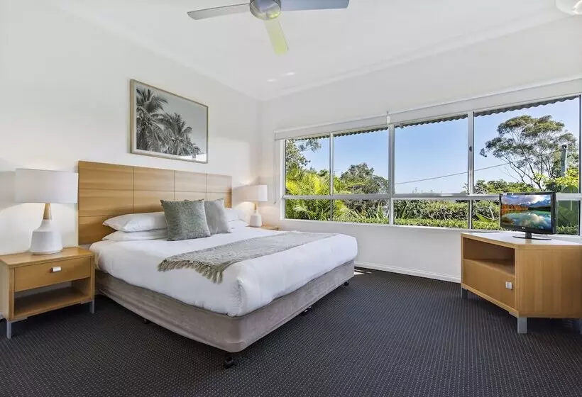 آپارتمان 1 خوابه با چشم‌انداز باغ, The Lookout Resort Noosa