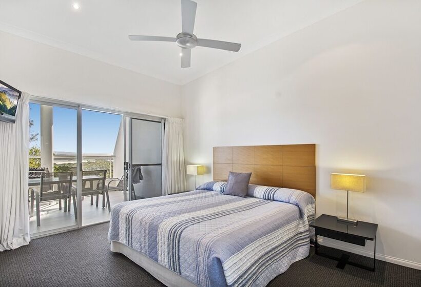 1침실 디럭스 아파트 바다 전망, The Lookout Resort Noosa