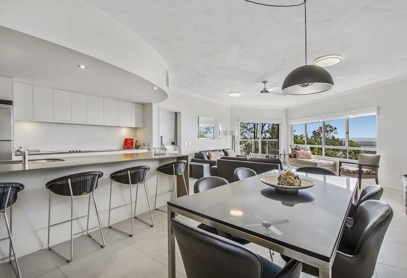 شقة ديلوكس غرفة نوم واحدة مطلة على البحر, The Lookout Resort Noosa