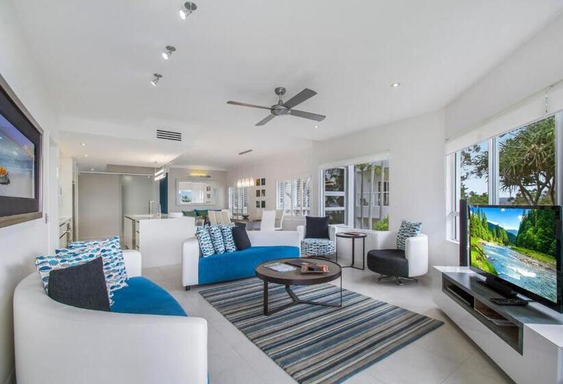 1침실 디럭스 아파트 바다 전망, The Lookout Resort Noosa