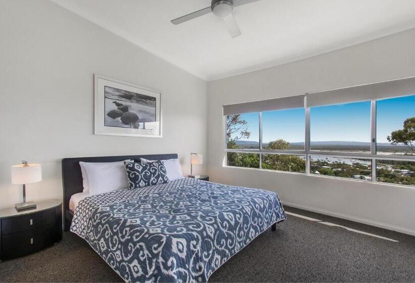 1침실 디럭스 아파트 바다 전망, The Lookout Resort Noosa
