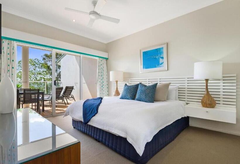 3침실 디럭스 아파트 바다 전망, The Lookout Resort Noosa