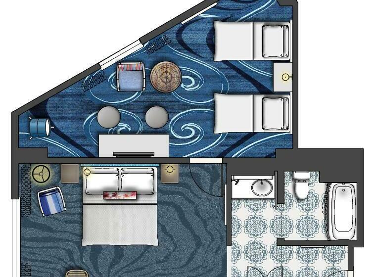 سوییت, Loews Sapphire Falls Resort at Universal Orlando