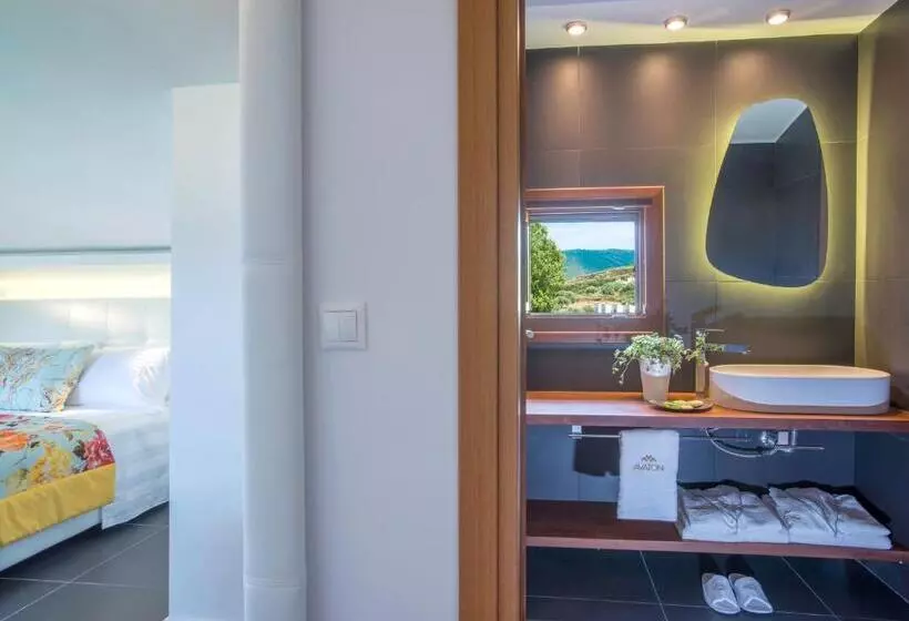 2 Bedroom Apartment with Pool, Avaton Luxury Beach Resort Relais & Chateaux