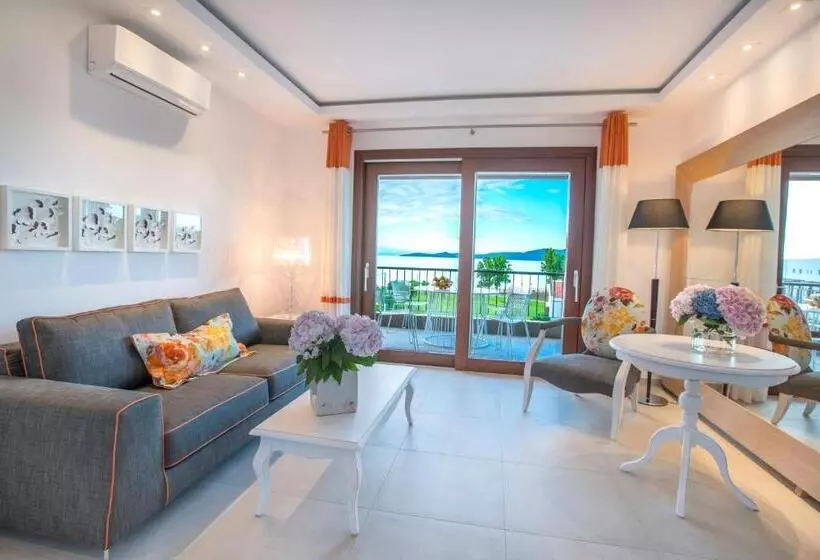2 Bedrooms Suite Sea View, Avaton Luxury Beach Resort Relais & Chateaux