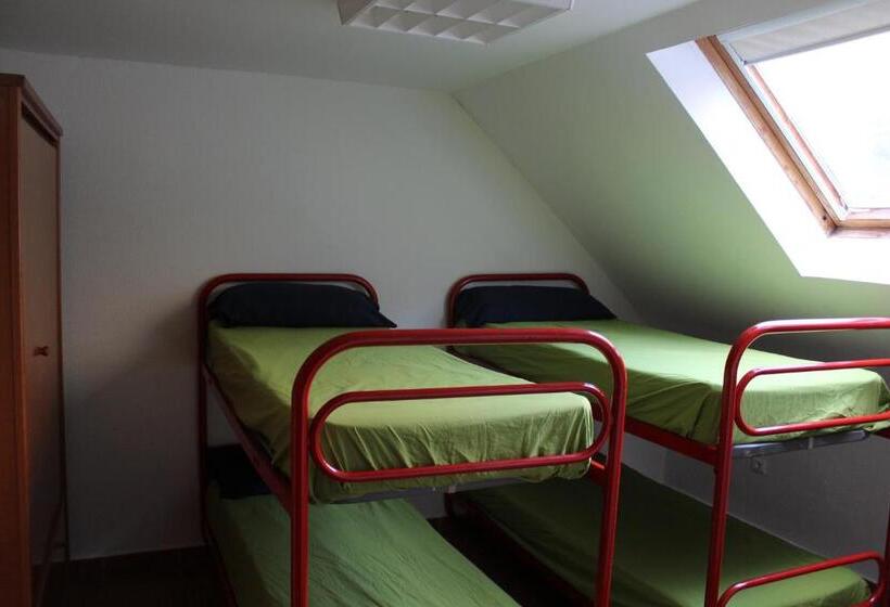 اتاق استاندارد چهارنفره با سرویس بهداشتی مشترک, Albergue De Canfranc Estación