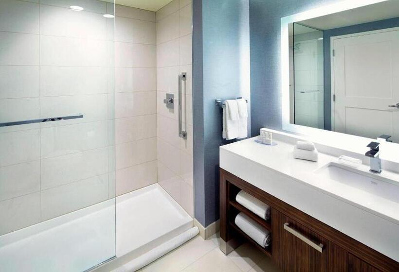 带大床的标准工作室, Residence Inn By Marriott Durham Duke University Medical Center Area