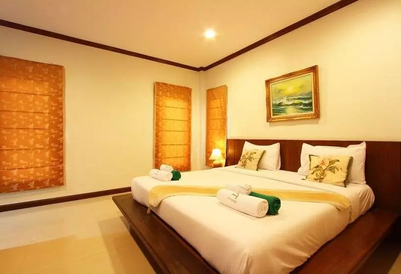 デラックスビラの１ベッドルーム, The Green Beach Resort