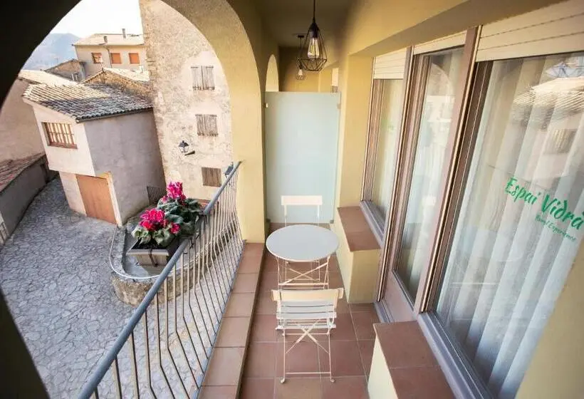 Standardzimmer mit Balkon, Espai Vidrà