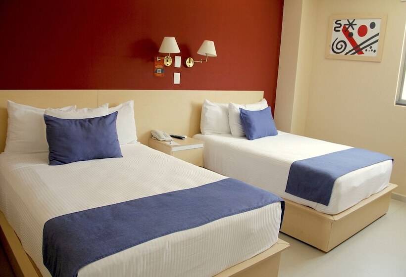 اتاق استاندارد با 2 تخت دوبل, Premier Inn Tuxtla