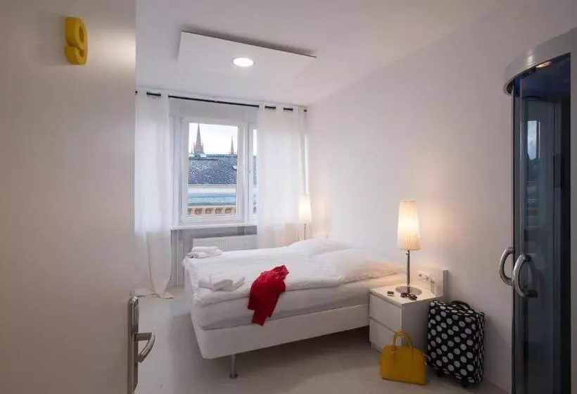 اتاق استاندارد با سرویس بهداشتی مشترک, Business Hostel Wiesbaden One