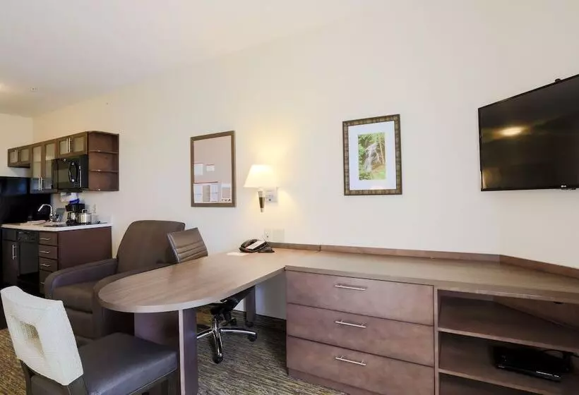 ダブルベッドのスタンダードスタジオ, Candlewood Suites Auburn, An Ihg