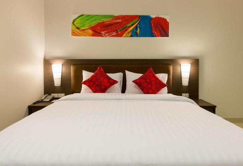 디럭스 룸 킹사이즈 침대, Riche Hua Hin Hotel   Sha Plus