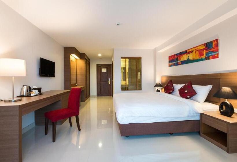 스탠다드 룸 킹사이즈 침대, Riche Hua Hin Hotel   Sha Plus