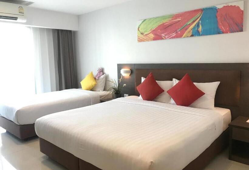 수피리어 트리플 룸, Riche Hua Hin Hotel   Sha Plus