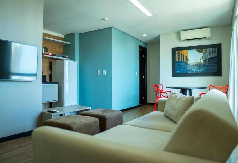 חדר דלוקס, Roomo Praia De Boa Viagem Residencial