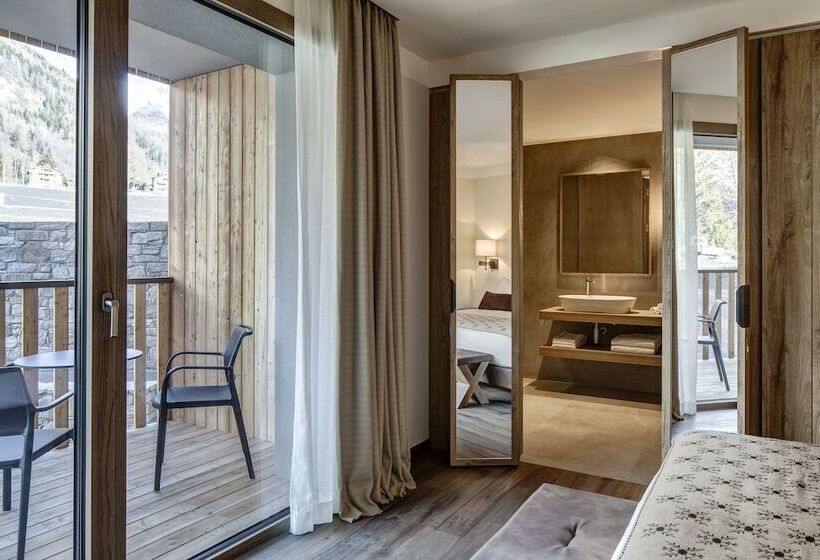 Номер Deluxe, Grand Hotel Courmayeur Mont Blanc, By R Collection Hotels