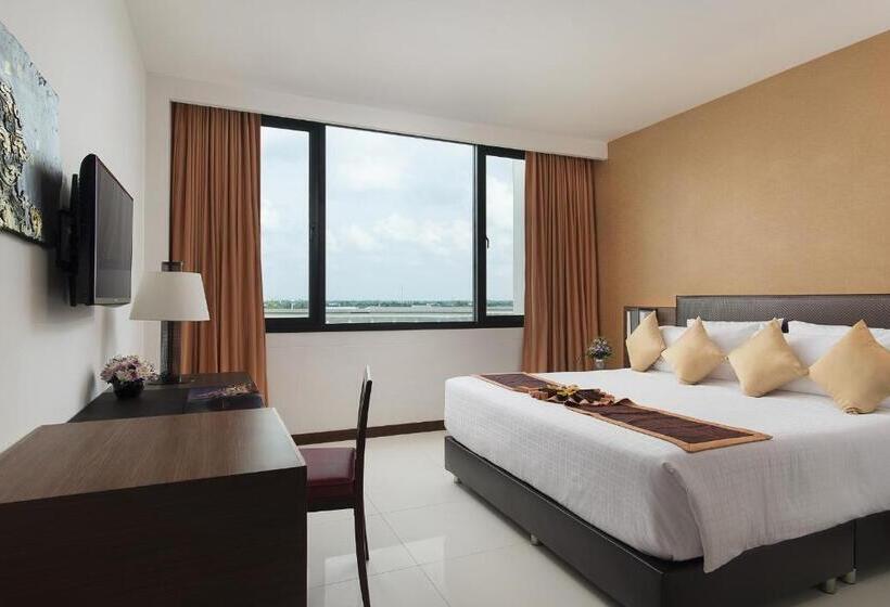 غرفة ديلوكس ذات إطلالة, Mida Grande Hotel Dhavaravati Nakhon Pathom Sha Plus