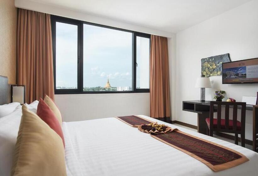غرفة ديلوكس ذات إطلالة, Mida Grande Hotel Dhavaravati Nakhon Pathom Sha Plus