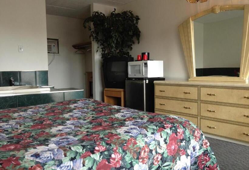جناح مزود بجاكوزى, Rainbow Motor Inn  Fallsview