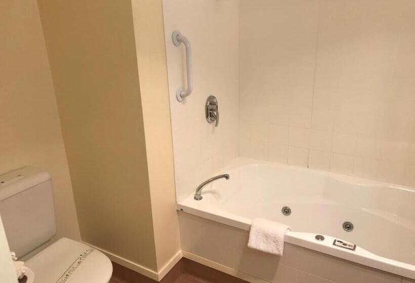 חדר דחוקס עם מיטת קינג, The Peaks Motor Inn