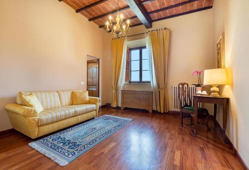 デラックスジュニアスイート, Certosa Di Pontignano Residenza D'epoca