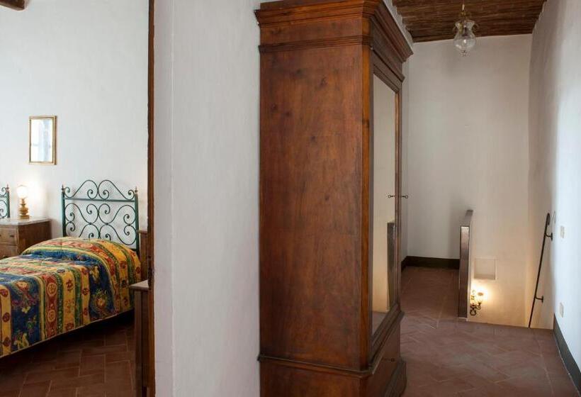 ガーデンビューの２ベッドルームアパート, Certosa Di Pontignano Residenza D'epoca