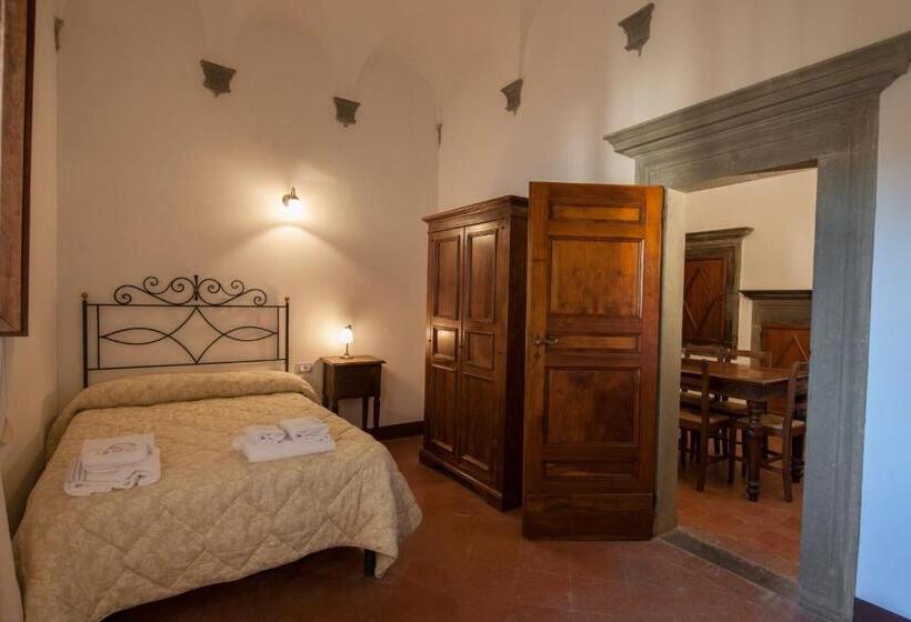 ガーデンビューの２ベッドルームアパート, Certosa Di Pontignano Residenza D'epoca