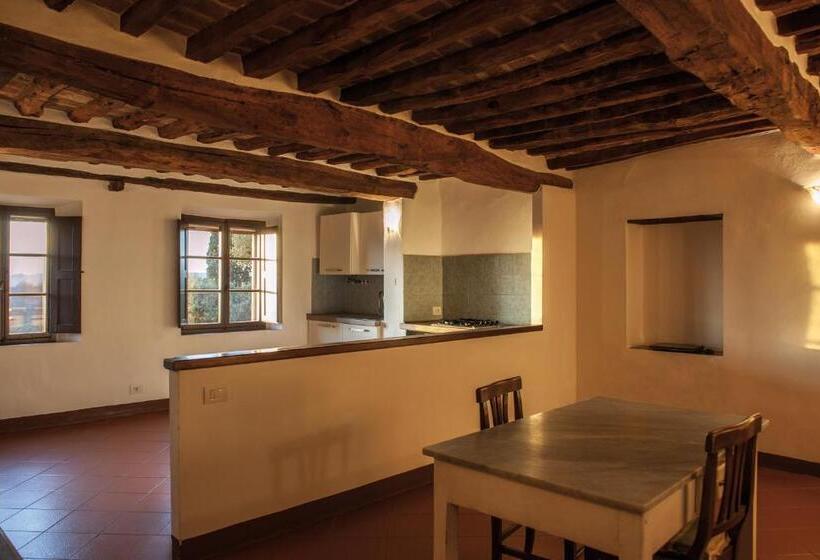 ３ベッドルームアパートメント, Certosa Di Pontignano Residenza D'epoca